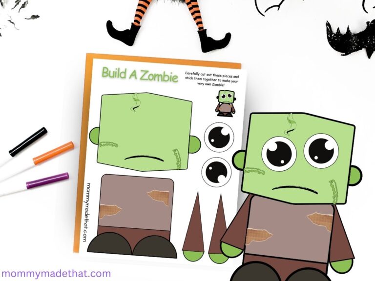 Cut and Paste Zombie Craft