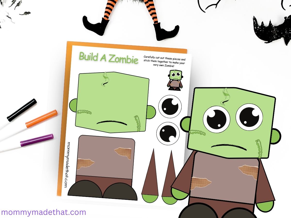 Cut and Paste Zombie Craft