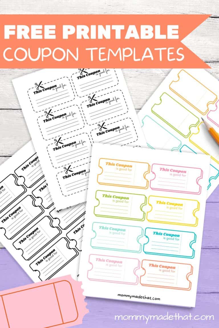 Blank Coupon Templates