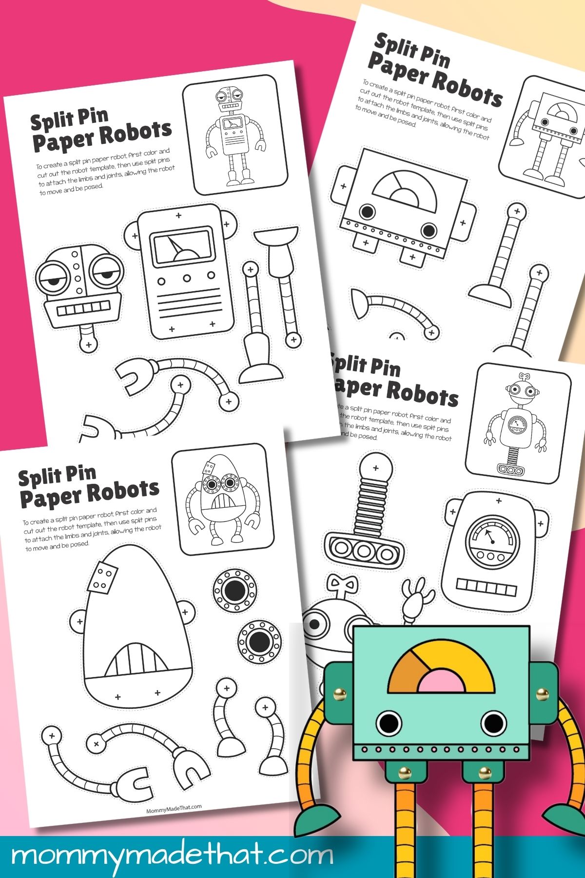 Split Pin Robot Craft
