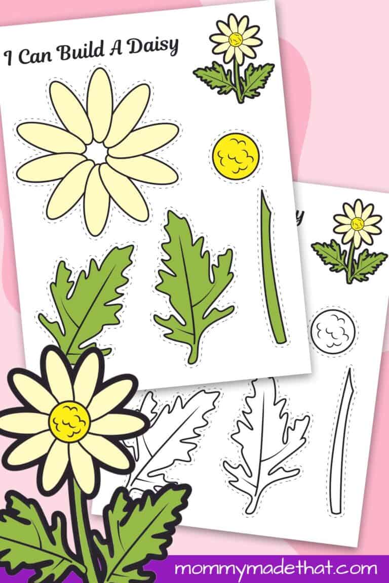 Daisy Cut and Paste Craft