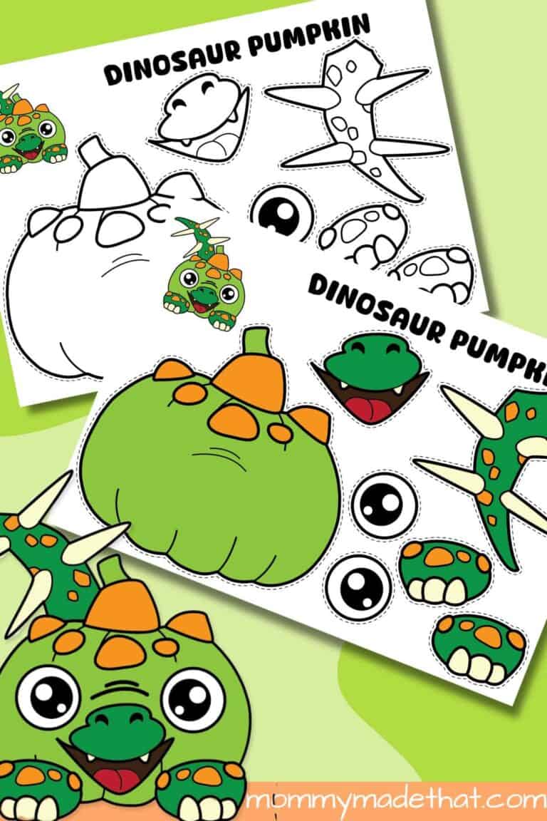 Dinosaur Pumpkin Craft