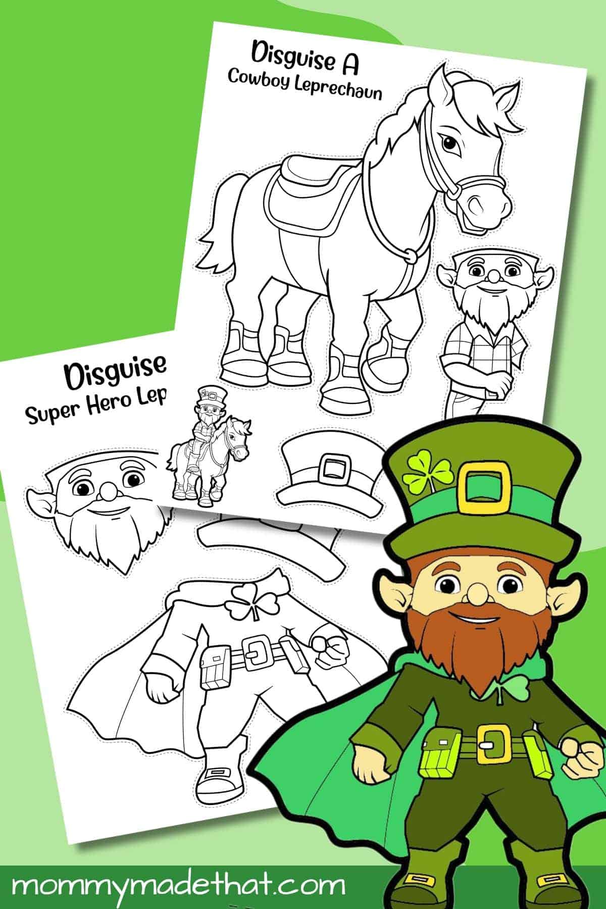 Disguise a leprechaun Printable.