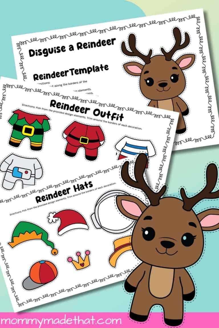 Disguise a Reindeer Printable