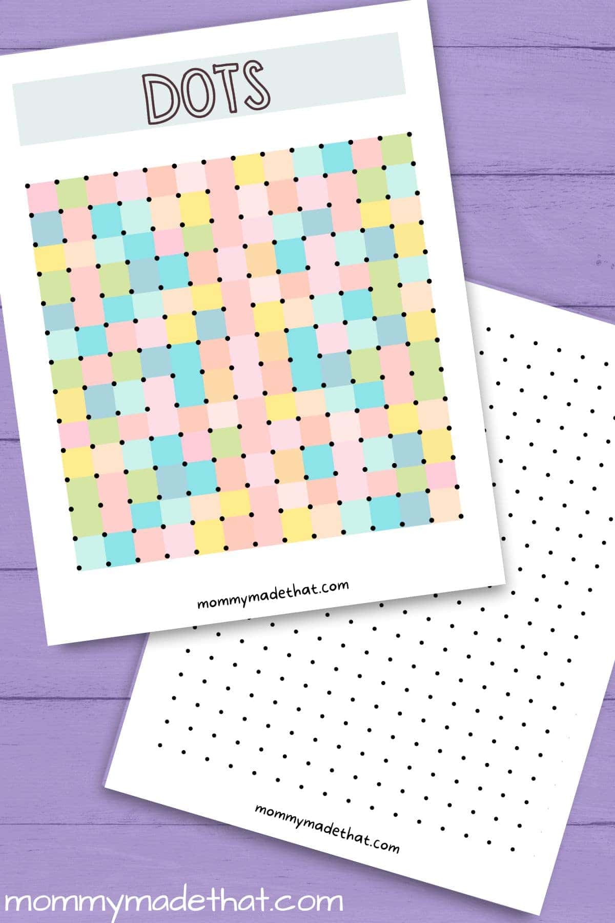 dot game printables