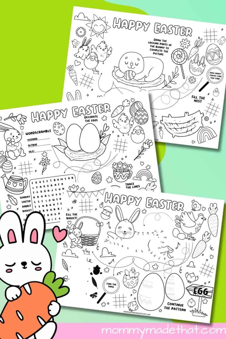 Easter Activity Placemats