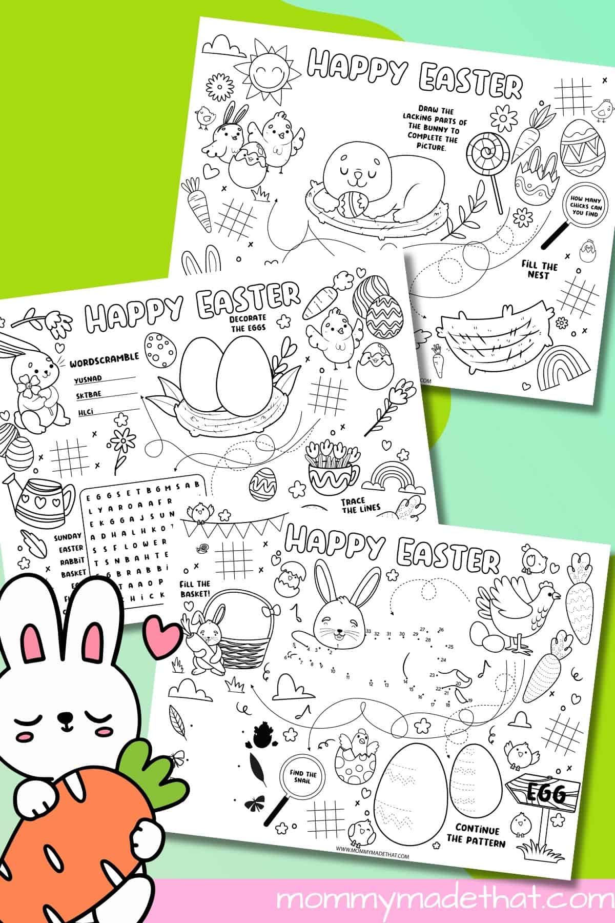 Printable Easter Placemats.
