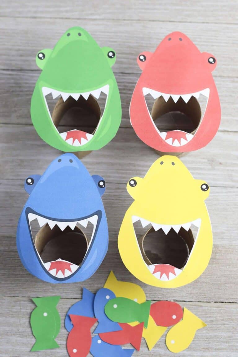 Feed the Shark Color Sorting Game