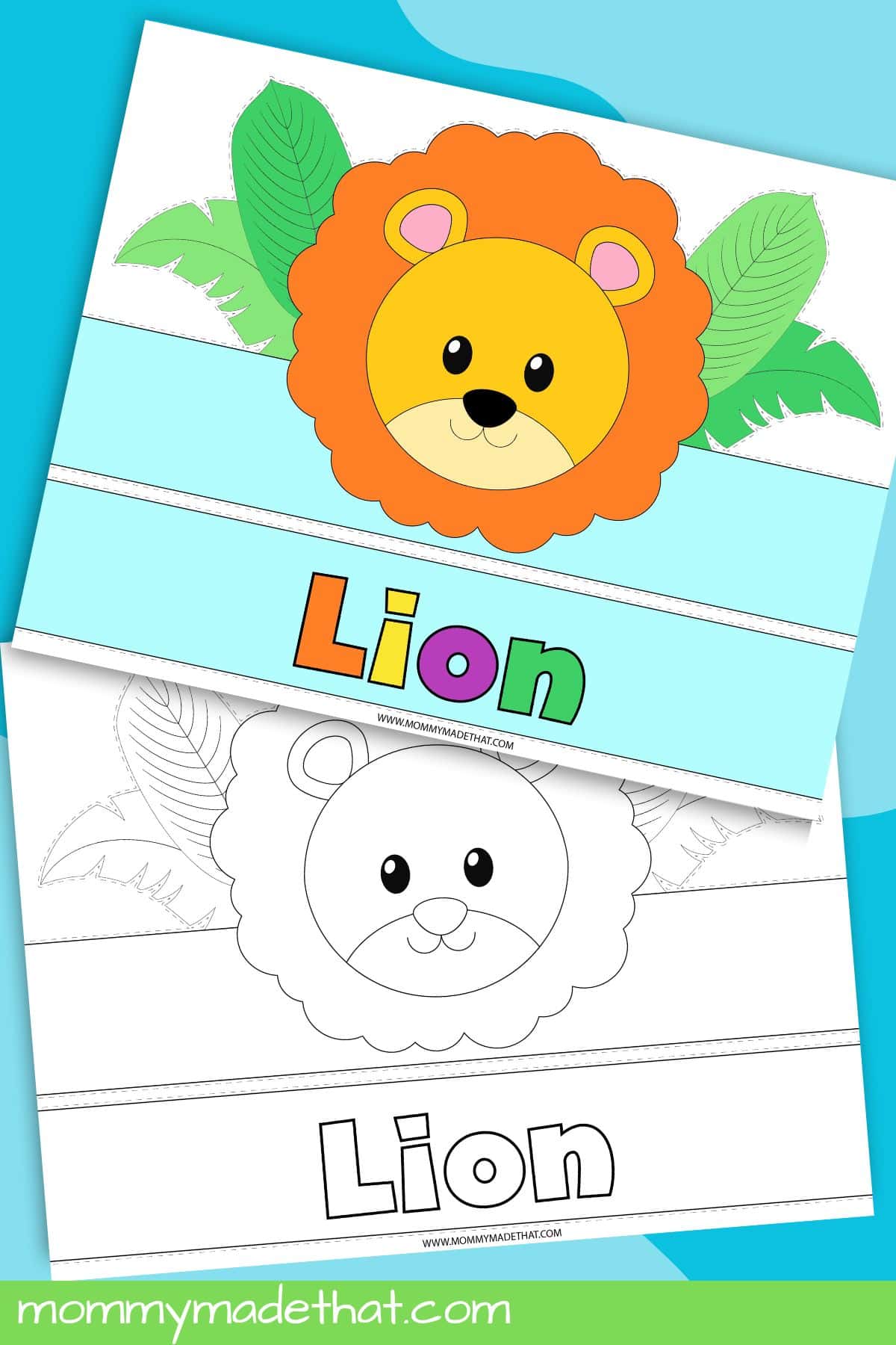 Lion Crown Printable