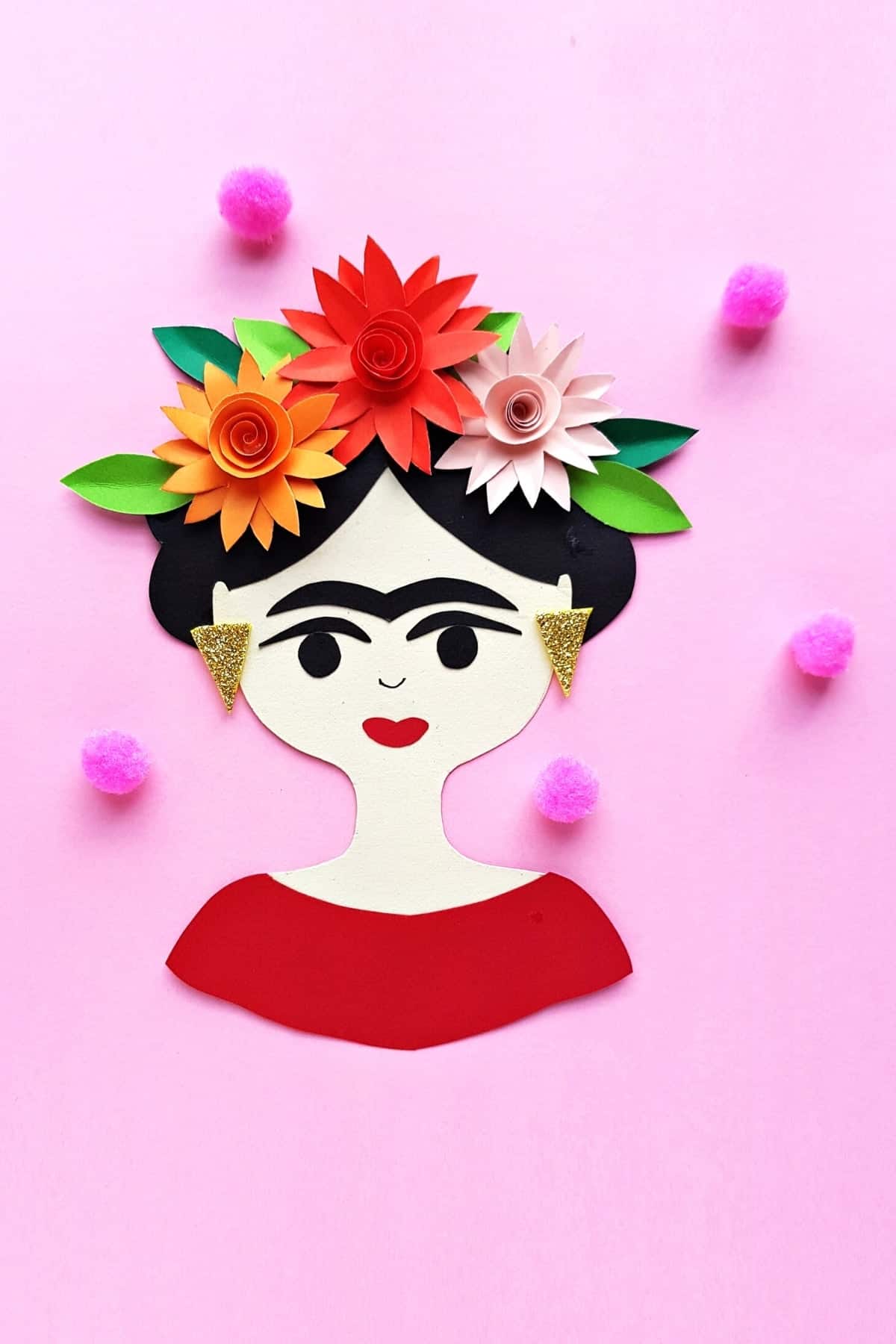 frida kahlo craft for kids