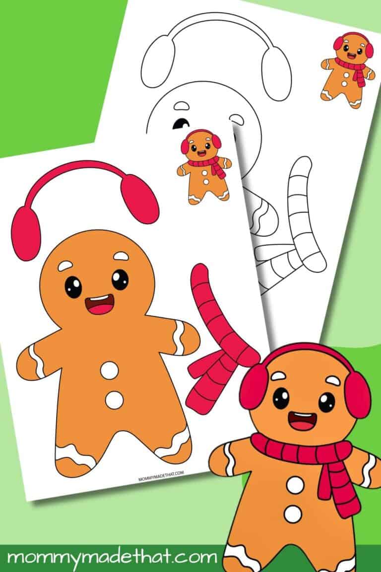 Gingerbread Man Cut and Paste Craft