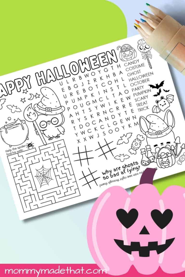 Halloween Activity Mat