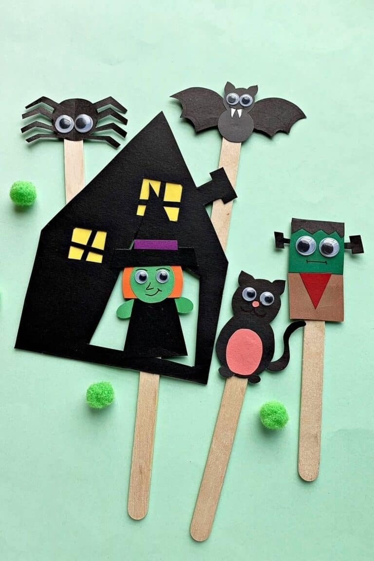 Halloween Paper Puppets