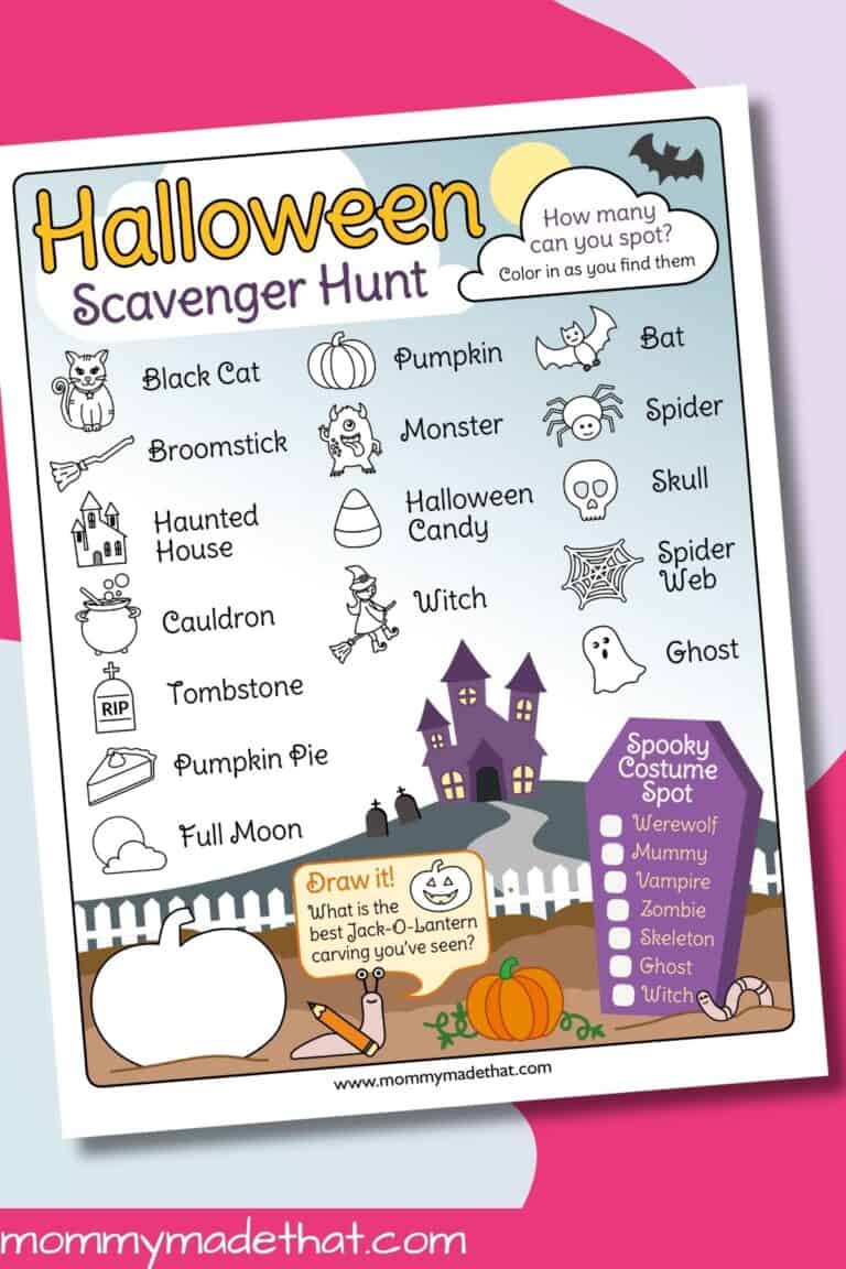 Halloween Scavenger Hunt