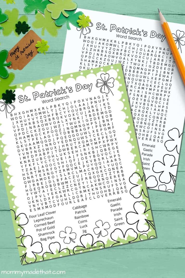 Hard St. Patrick’s Day Word Search