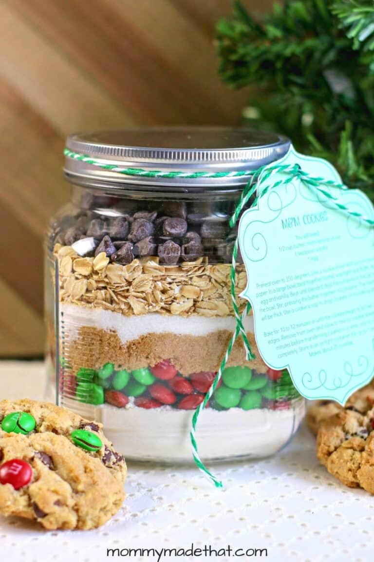M&M Cookie Mix Gift Tags