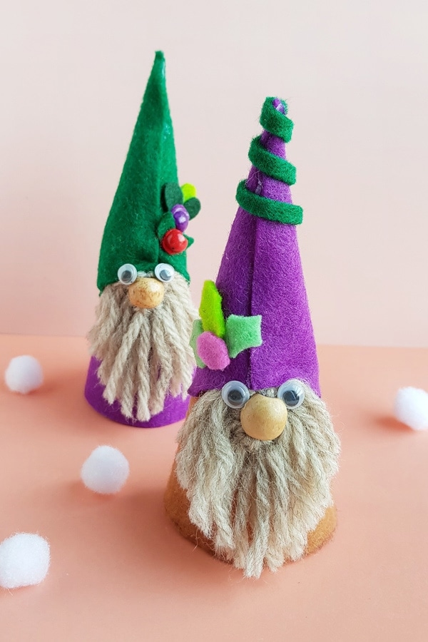 Easy DIY Felt Gnome Doll