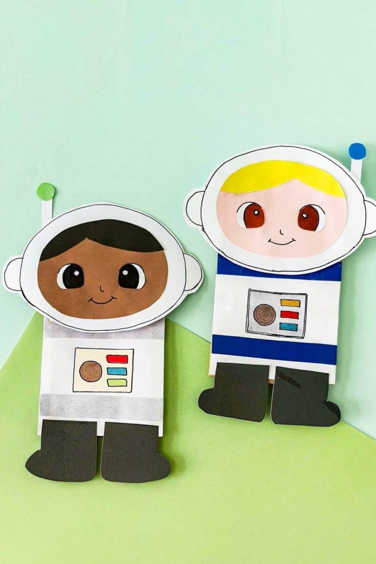 Paper Bag Astronaut Puppet