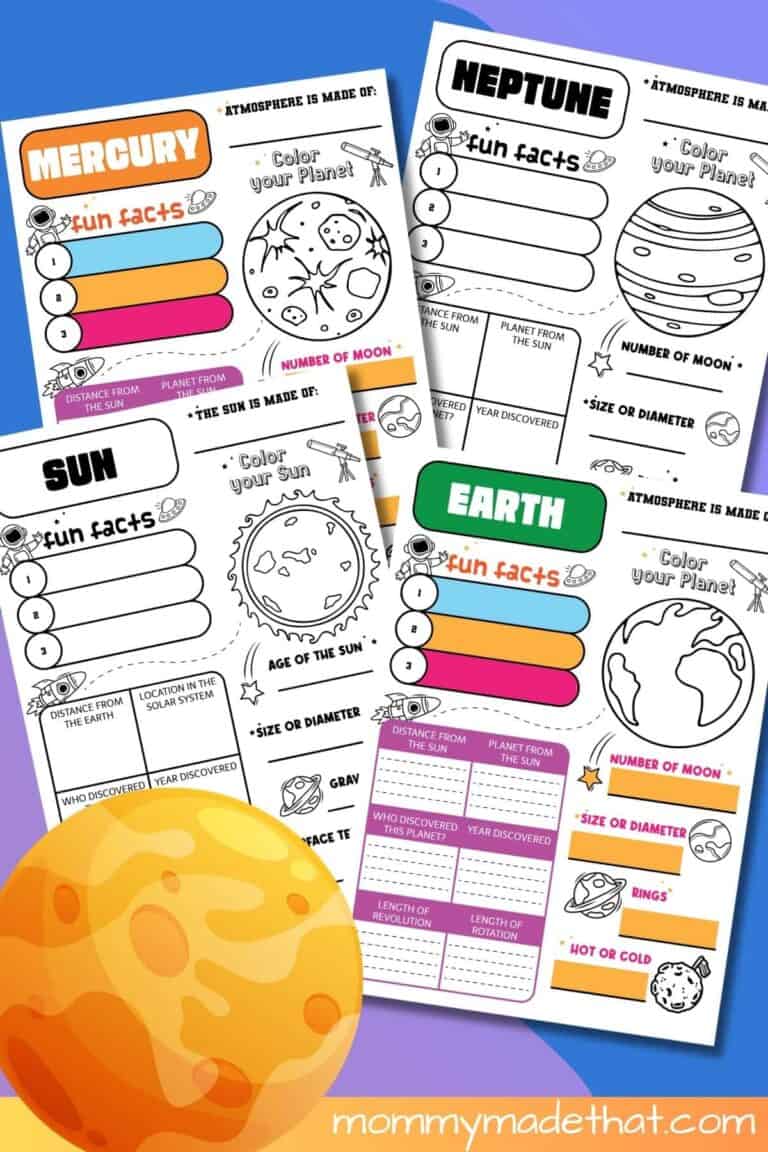 Planet Report Worksheets