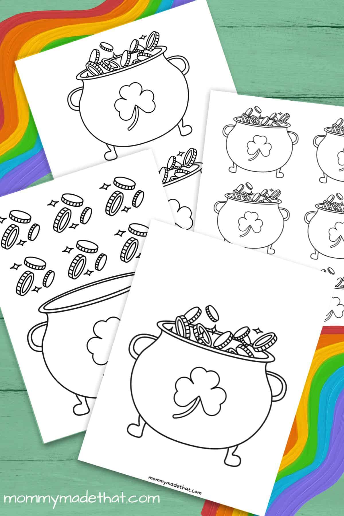 Pot of Gold Templates printable preview
