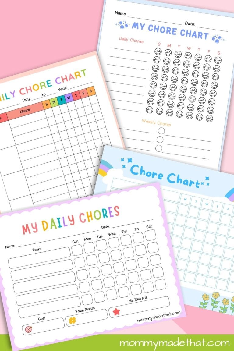 Printable Chore Charts