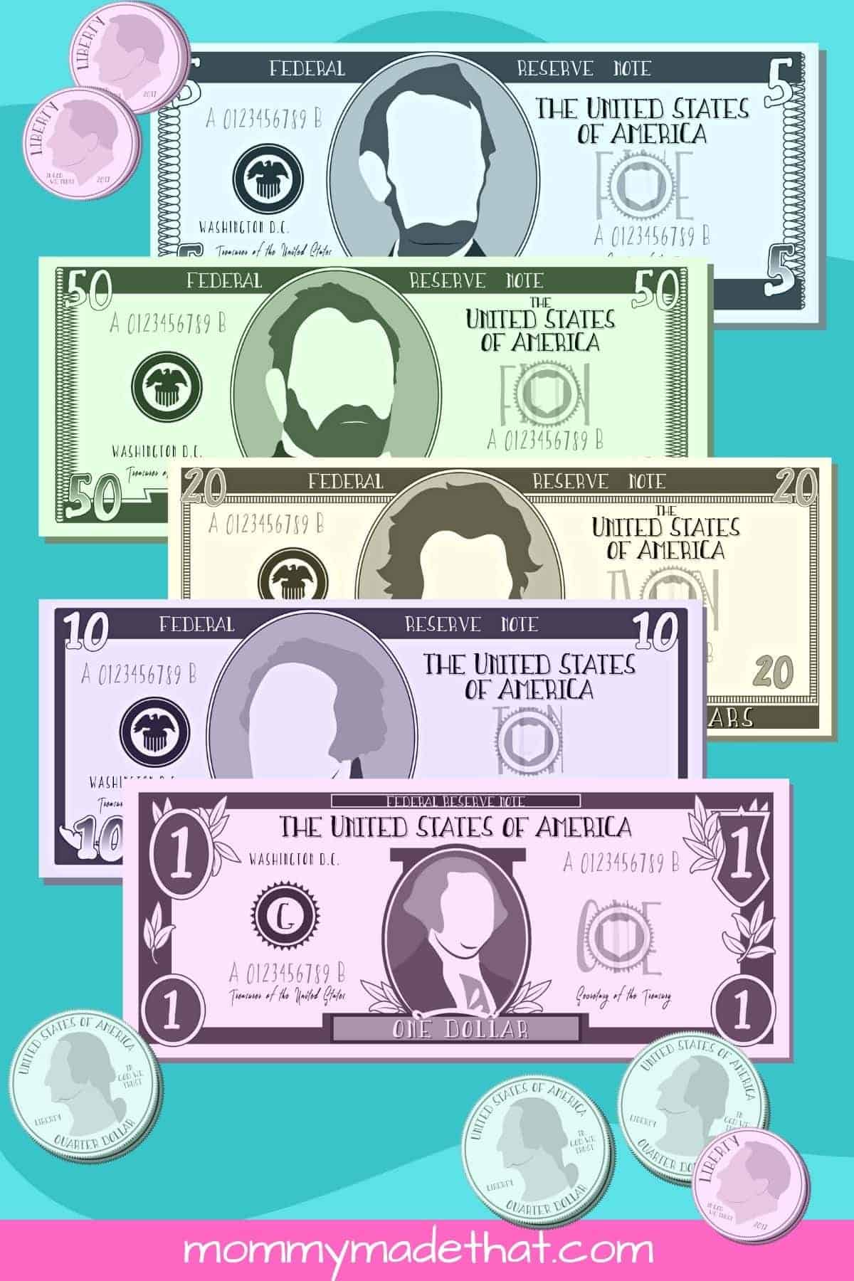 Printable Play Money printable preview
