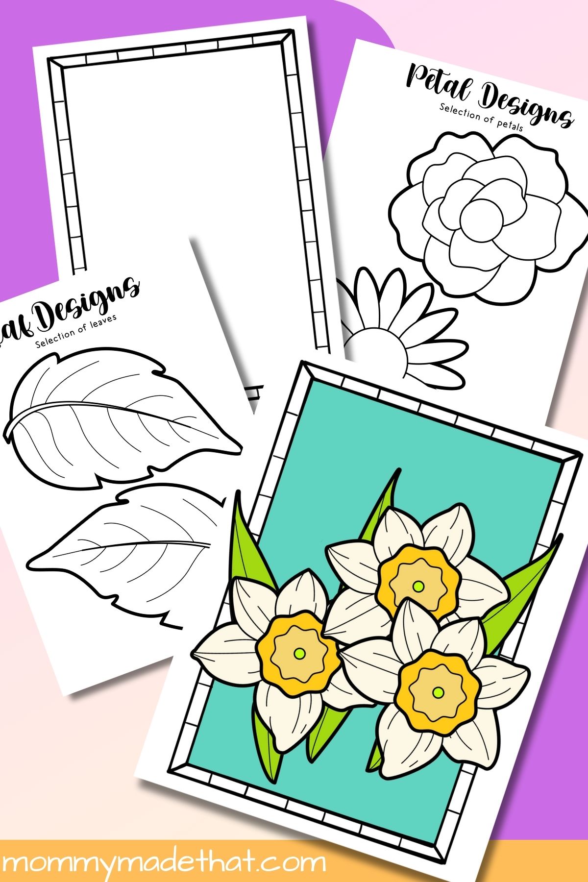 Georgia O’Keeffe flower craft