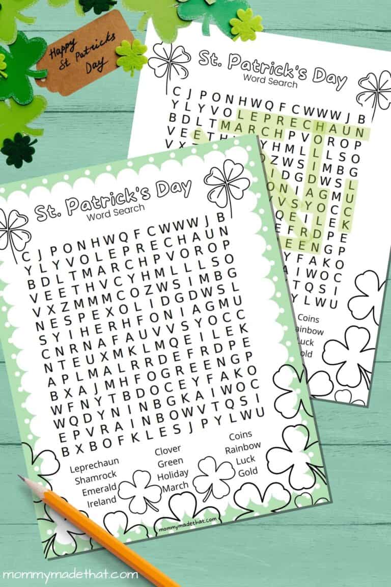 St. Patrick’s Day Word Search