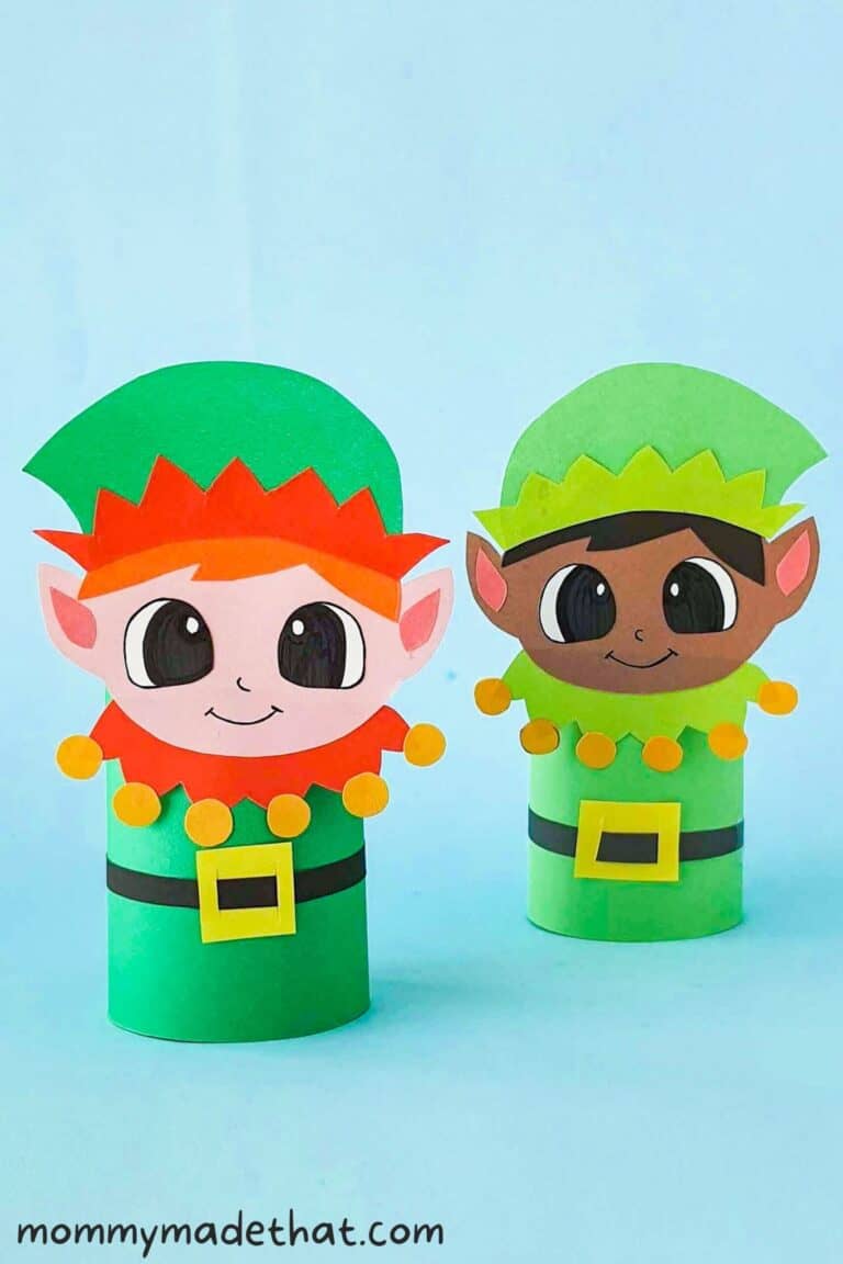 Toilet Paper Roll Elf Craft