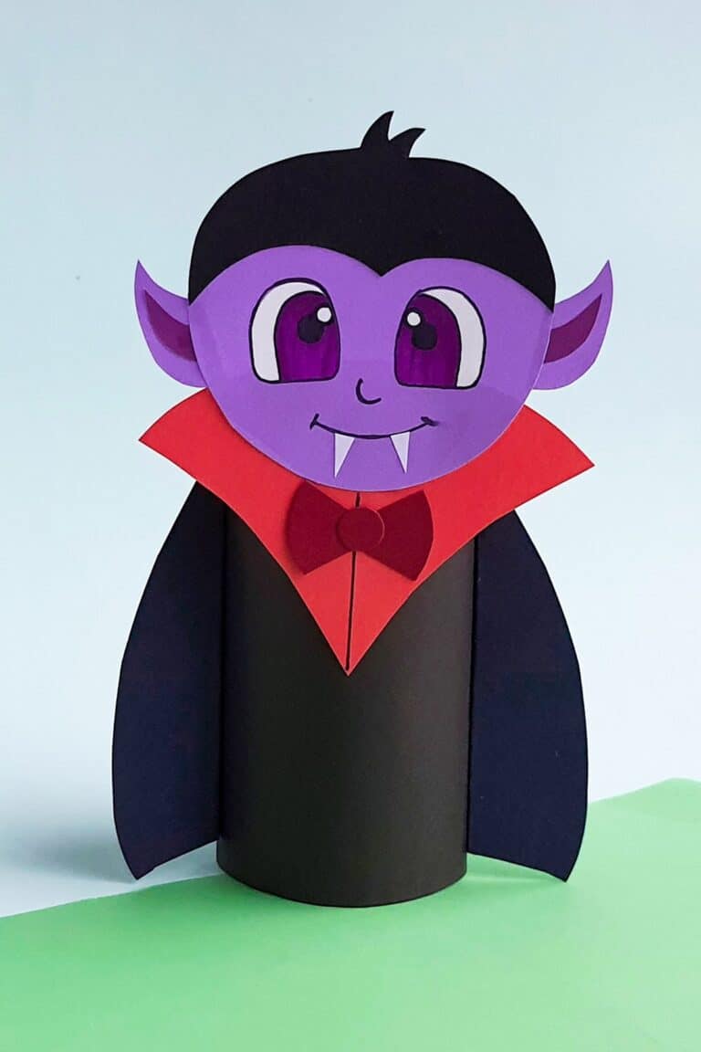 Toilet Paper Roll Vampire Craft
