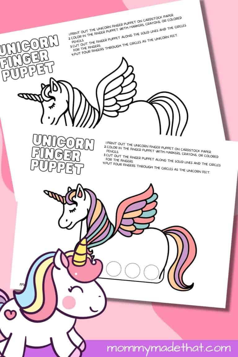 Unicorn Finger Puppet