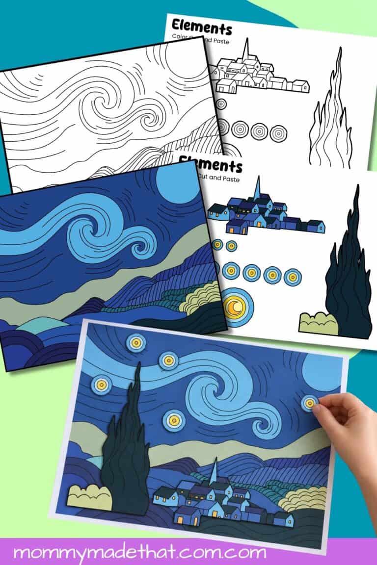 Vincent van Gogh Starry Night Craft