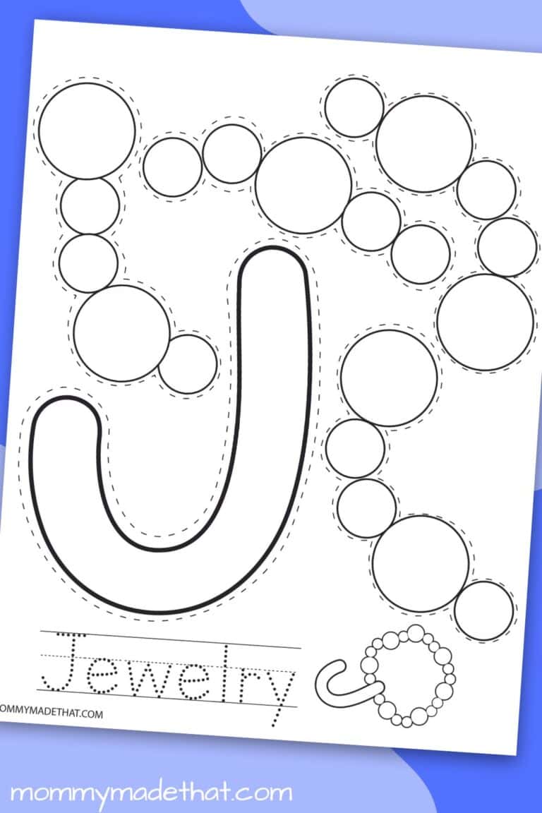Letter J Jewelry Craft