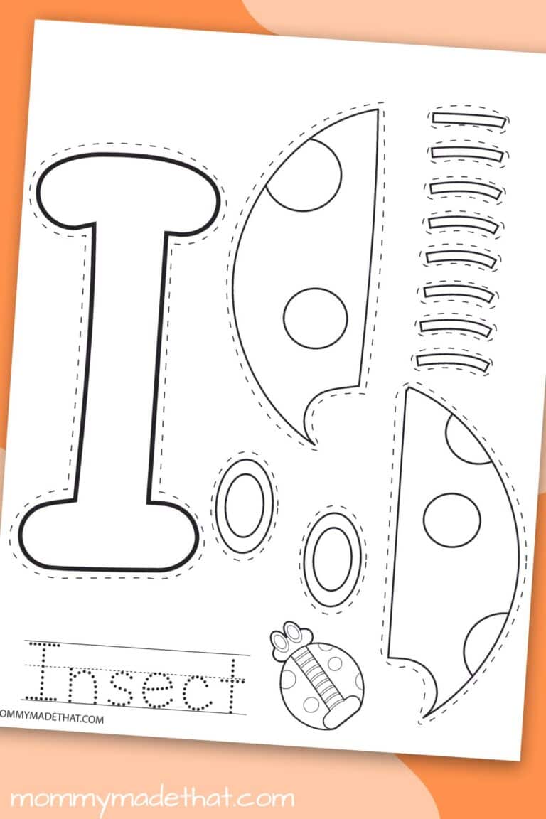 Letter I Insect Craft