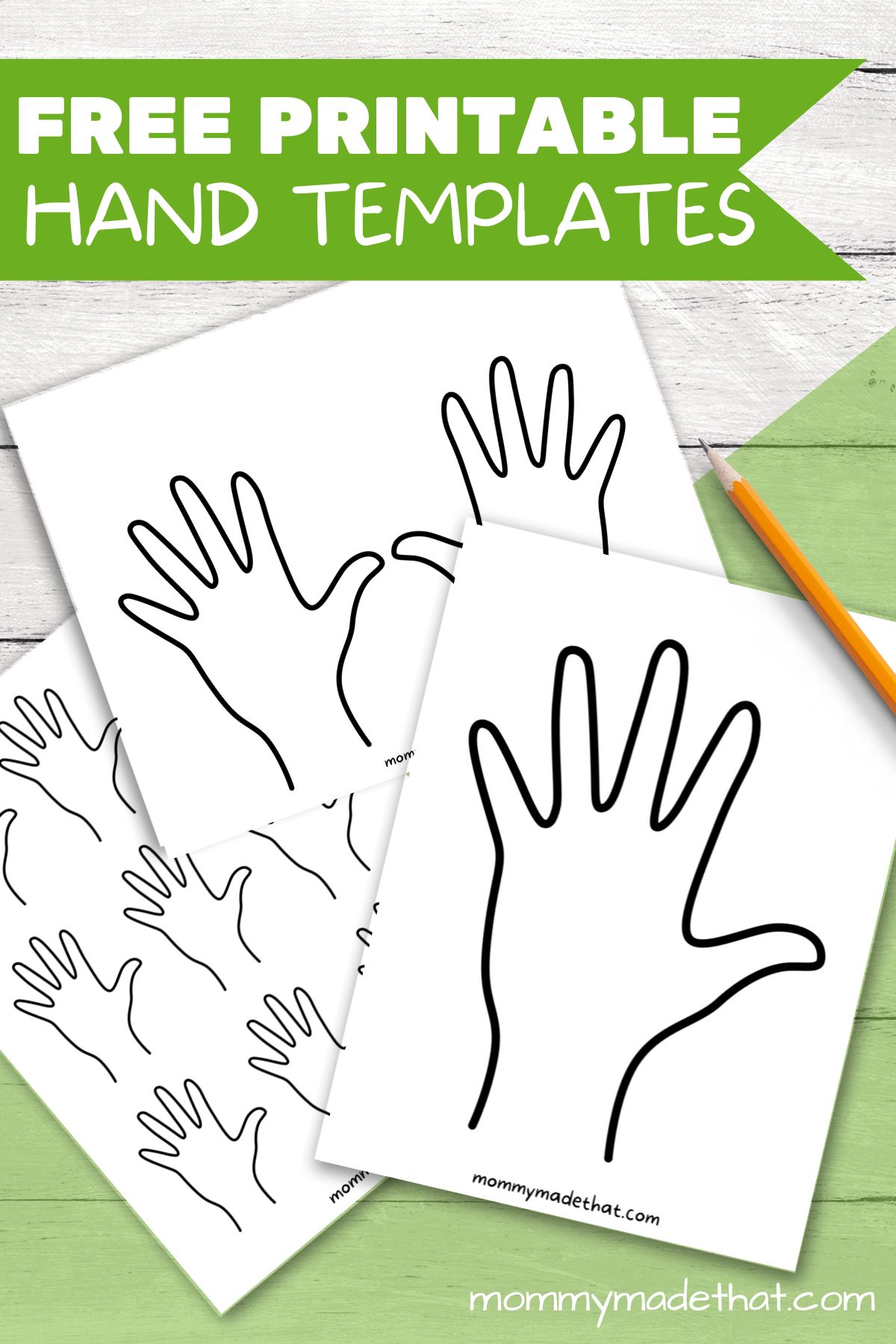 Hand Outlines and Templates
