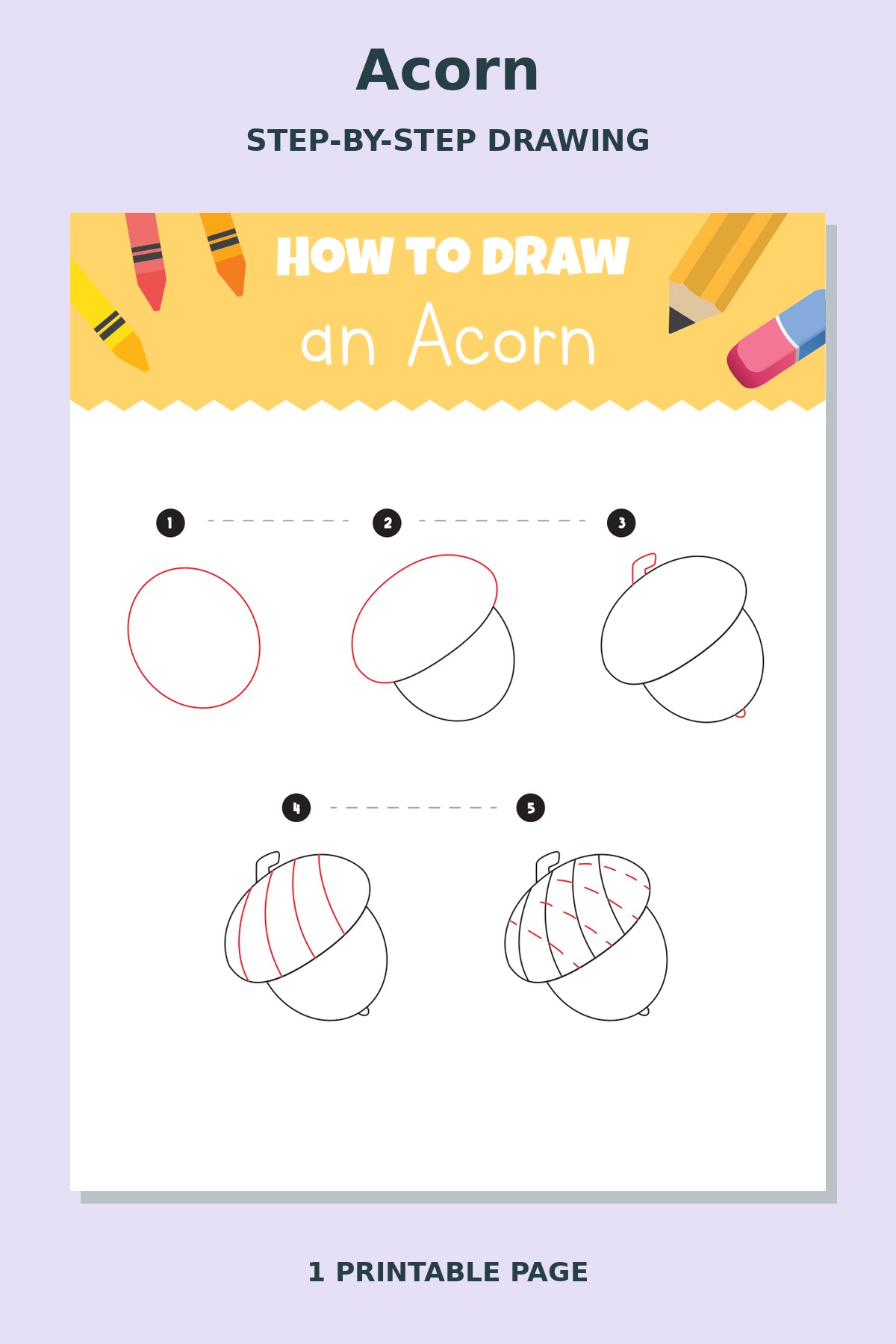 How to Draw Acorn