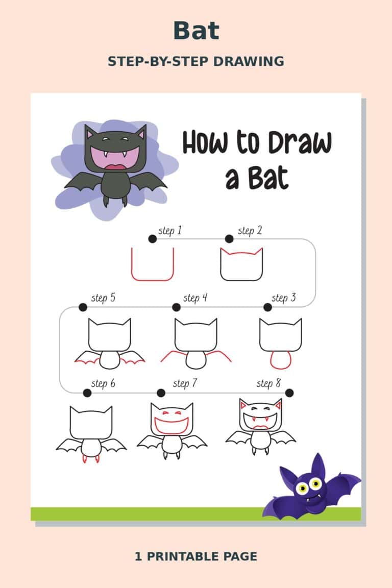 How to Draw Bat