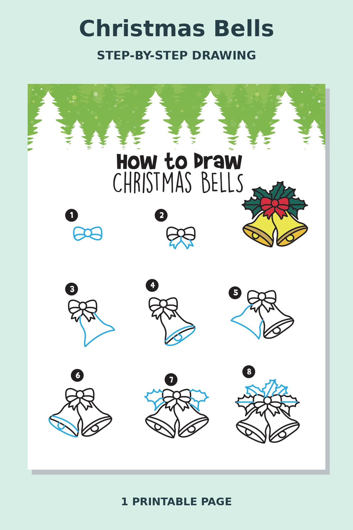 How to Draw Christmas Bells