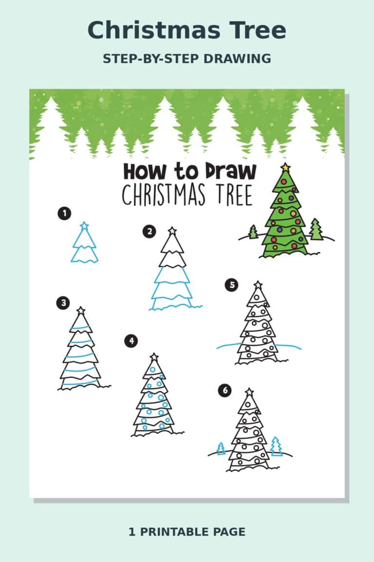 How to Draw Christmas Tree