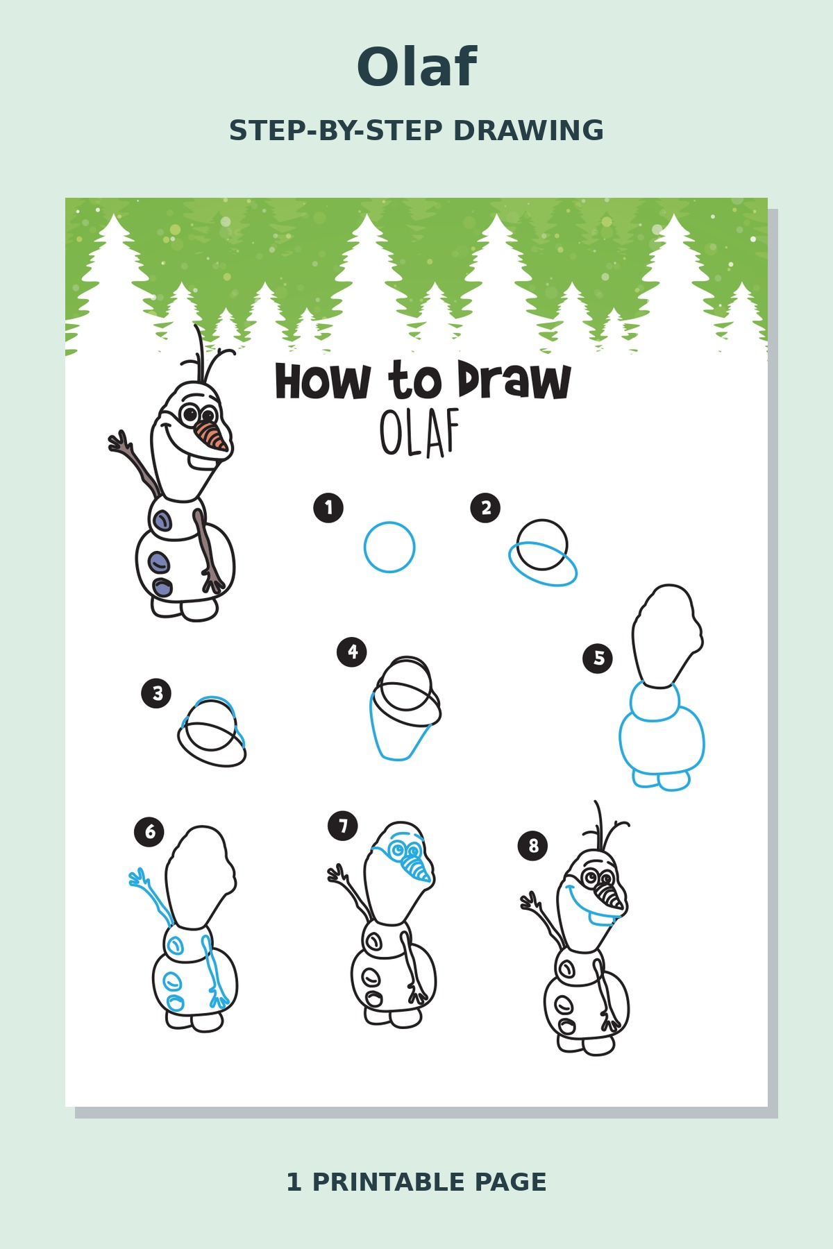 How to Draw Olaf