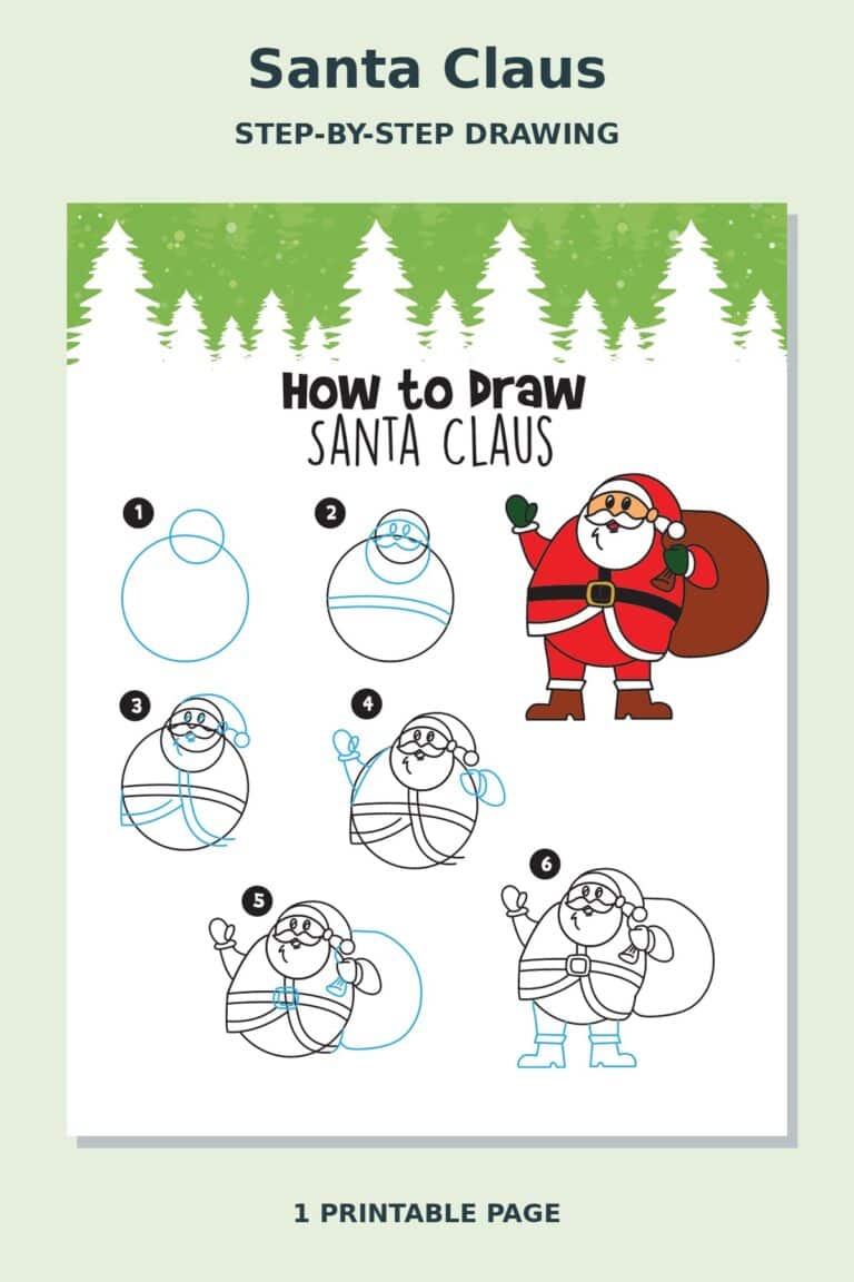 How to Draw Santa Claus