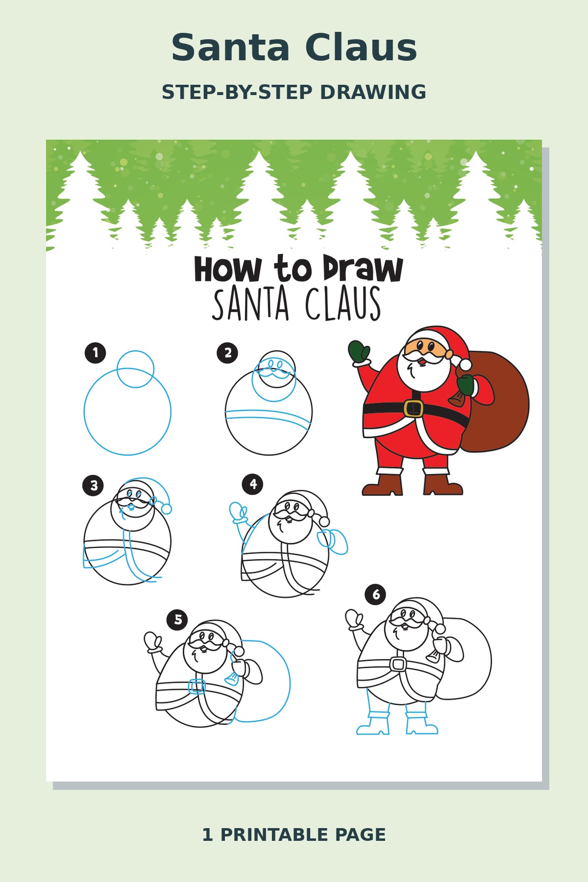 How to Draw Santa Claus