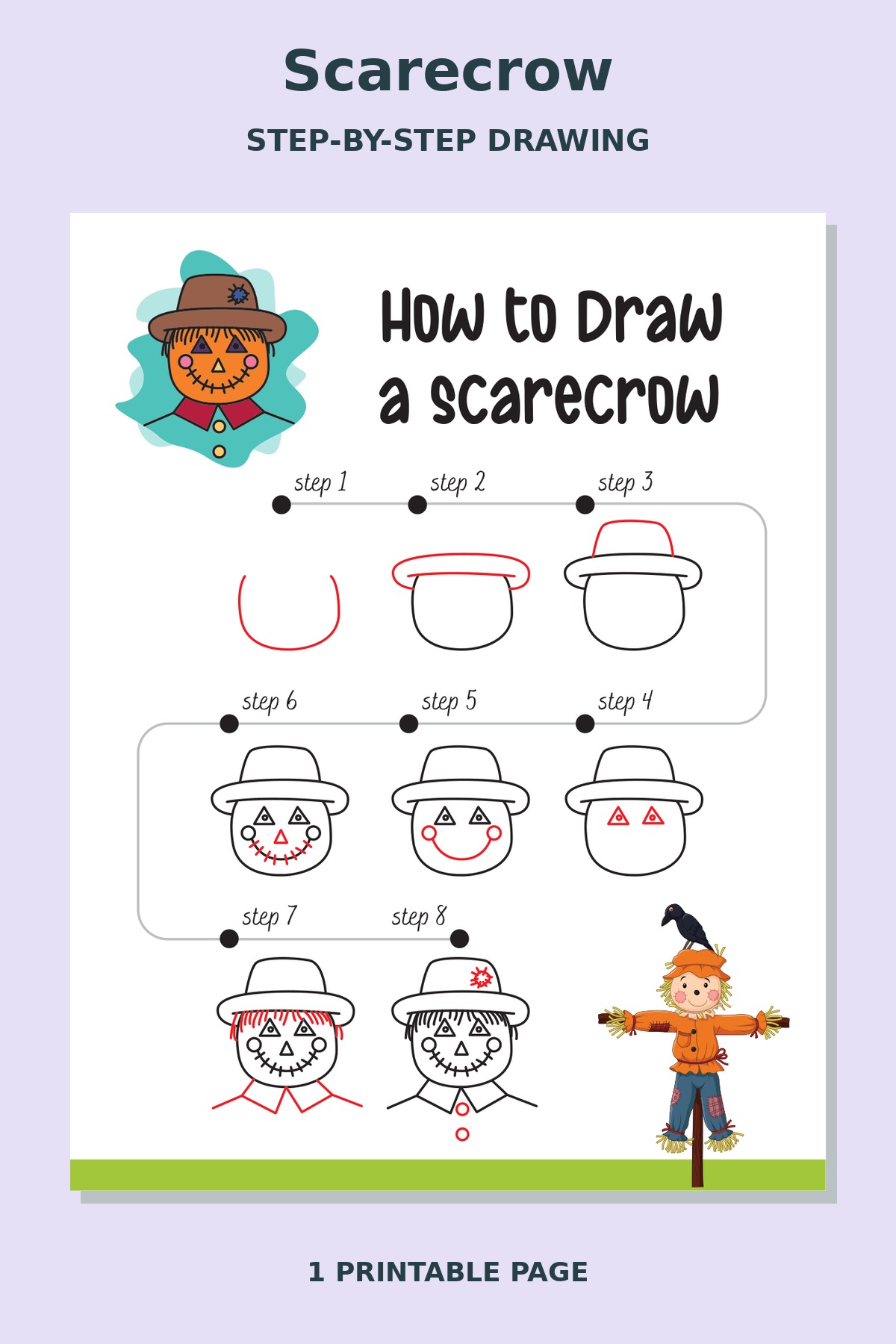 How to Draw Scarecrow