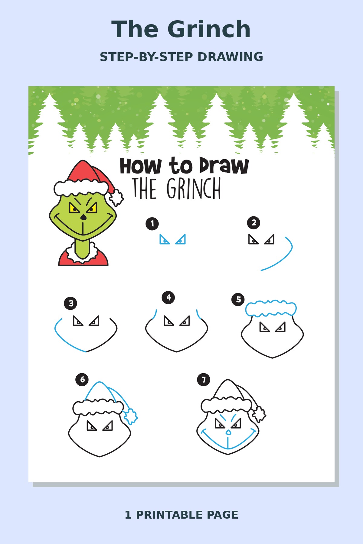 How to Draw the Grinch
