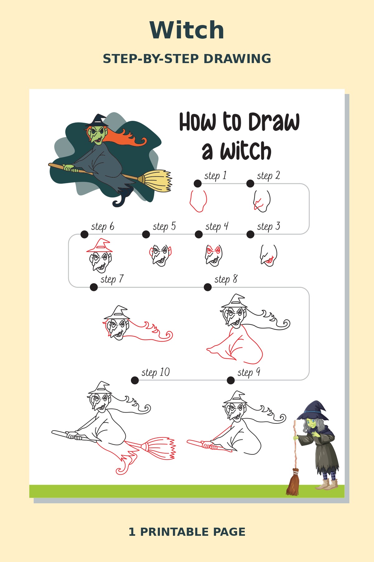 How to Draw Witch