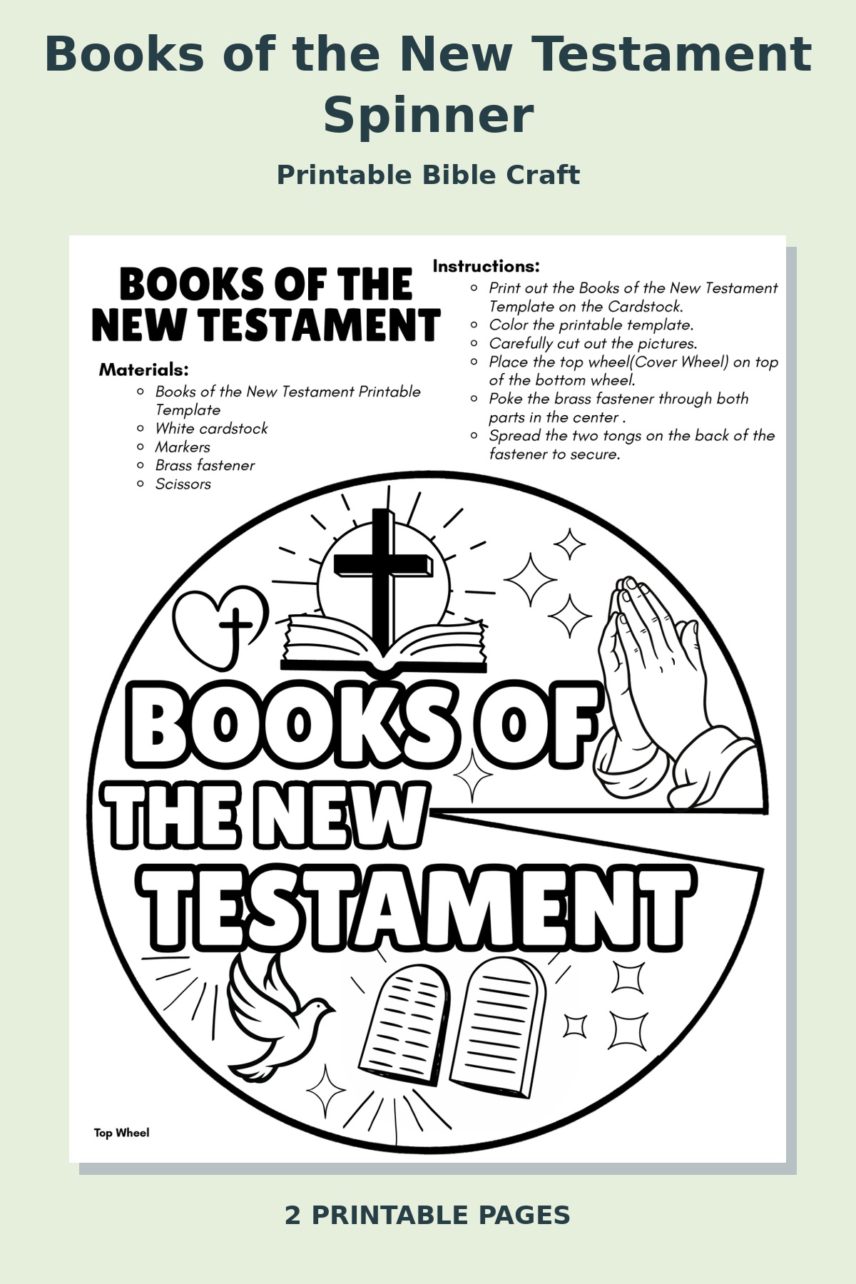 Books of the New Testament Spinner