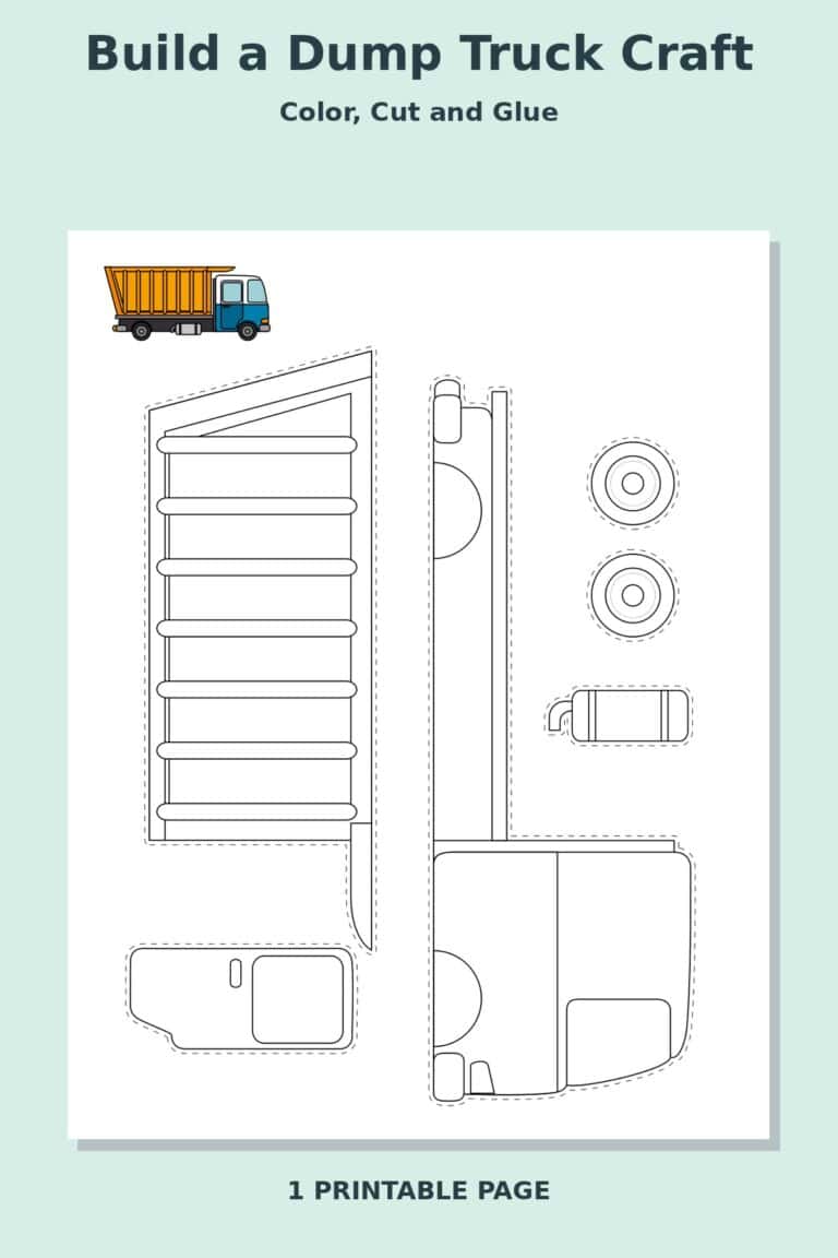 Build a Dump Truck Craft