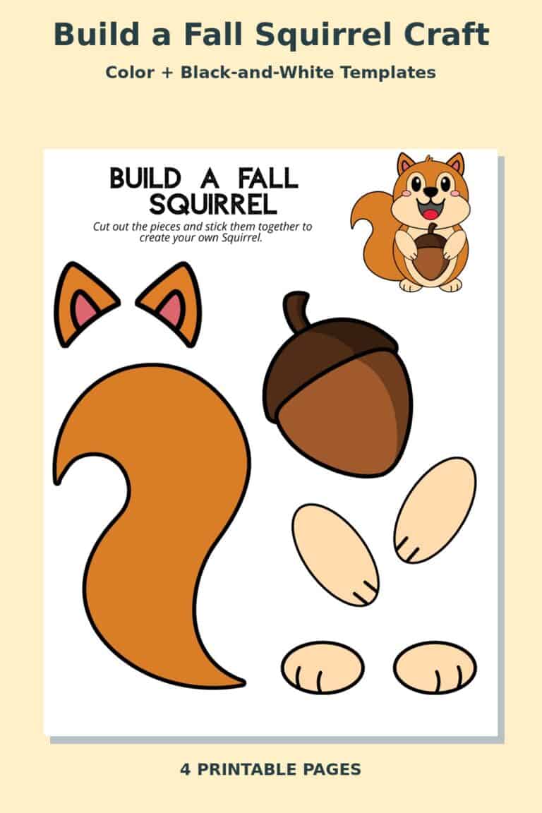 Build a Fall Squirrel Craft