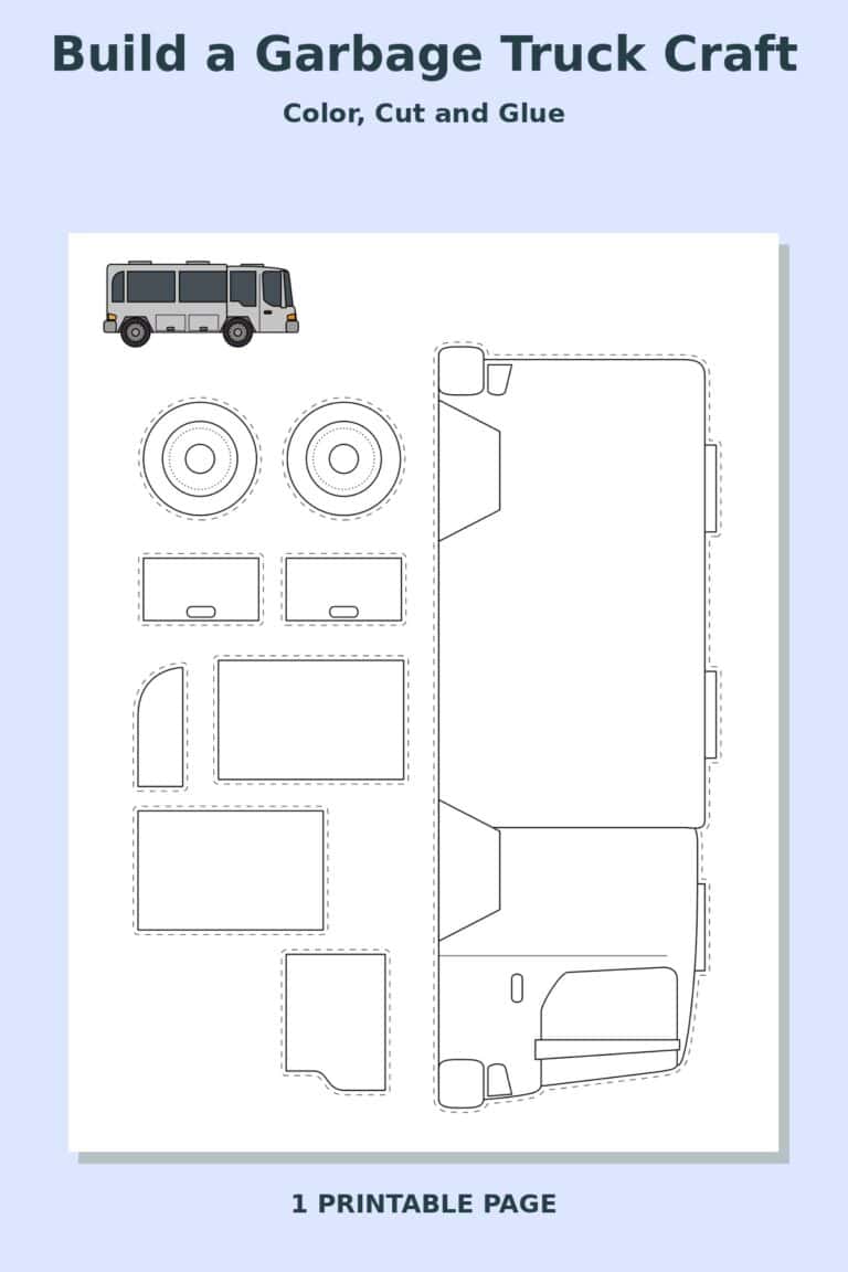 Build a Garbage Truck Craft