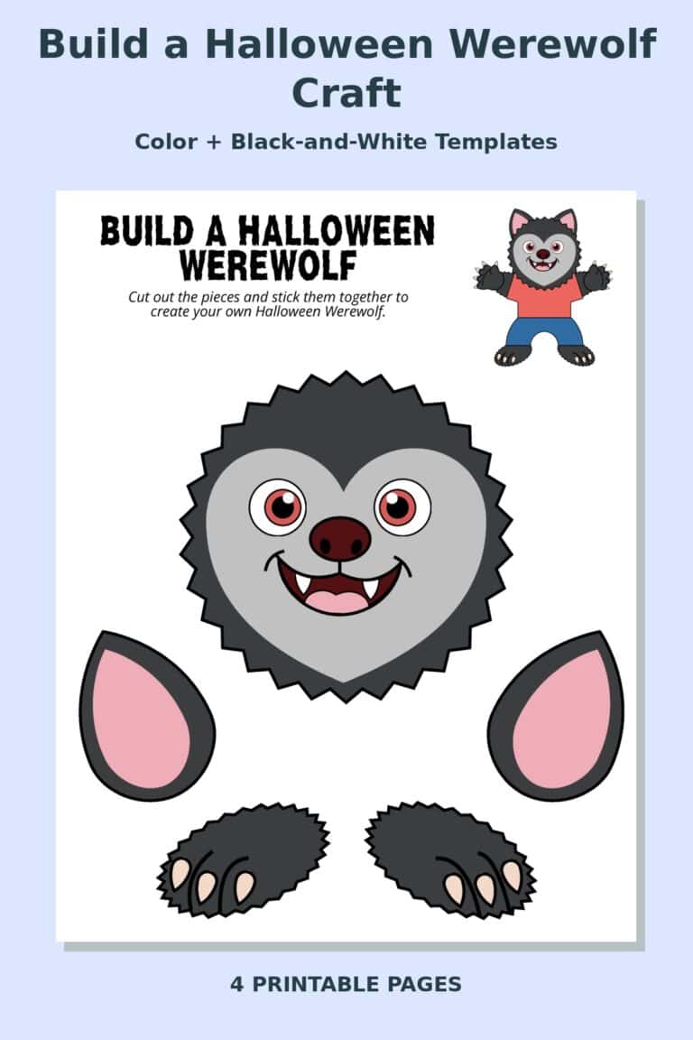 Build a Halloween Werewolf Craft